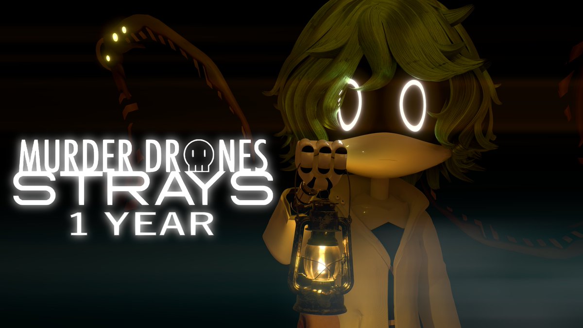 Happy 1st birthday to Murder Drones Strays! (Axel model by me, solver claws by AlexandrStariy)
#MDStrays1year