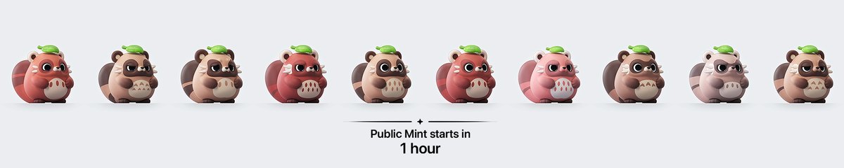 Public Mint begins in just 1 hour! ⏰

All Deemin collectibles will be fully revealed from here on out. Dont miss your chance to secure a piece of one of the biggest generative art drops ever. 

Your perfect Deemin awaits! ✨