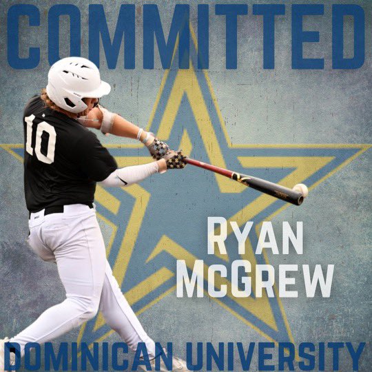 I am excited and blessed to announce my commitment to continue my academic and athletic career at Dominican University! I want to thank Coach Hartman for giving me this incredible opportunity. I am also deeply grateful to my family and friends for their support and encouragement