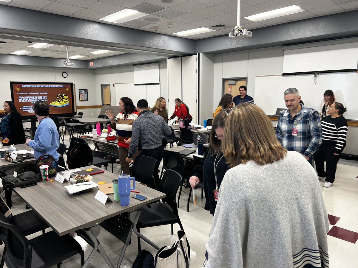 Lever 5 of the Effective Schools Framework is all about effective instruction. Engaged students, aligned lessons, and continuous growth—where teaching excellence drives learning success. Today our ICs are engaging in meaningful convos around #ESF #InstructionMatters
