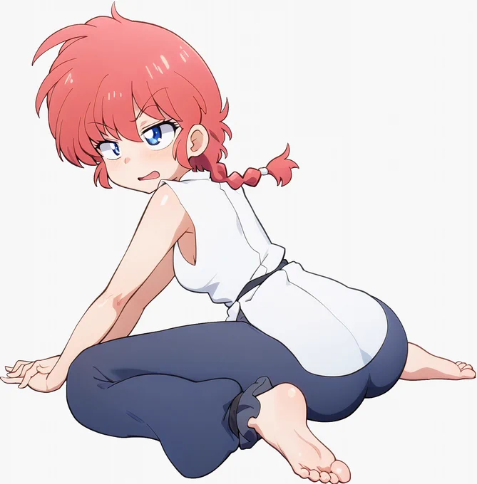 OVA版白服らんまこのときの白チャイナ服好きでした #らんまアニメ #らんま