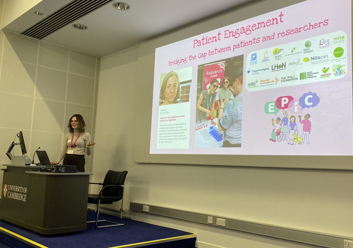 The Lily Foundation (@4lilyfoundation) on Twitter photo Lily #Research Manager <a href="/ABioBlog/">Dr Maria O'Hanlon</a> was delighted to attend the #Cambridge Paediatric Mitochondrial Meeting <a href="/cam_mito/">Cambridge Clinical Mitochondrial Research Group</a> Maria talked about the important role of #patients in research & how The #LilyFoundation are working hard to ensure research is truly patient-focused. Lily #Research Manager <a href="/ABioBlog/">Dr Maria O'Hanlon</a> was delighted to attend the #Cambridge Paediatric Mitochondrial Meeting <a href="/cam_mito/">Cambridge Clinical Mitochondrial Research Group</a> Maria talked about the important role of #patients in research & how The #LilyFoundation are working hard to ensure research is truly patient-focused.