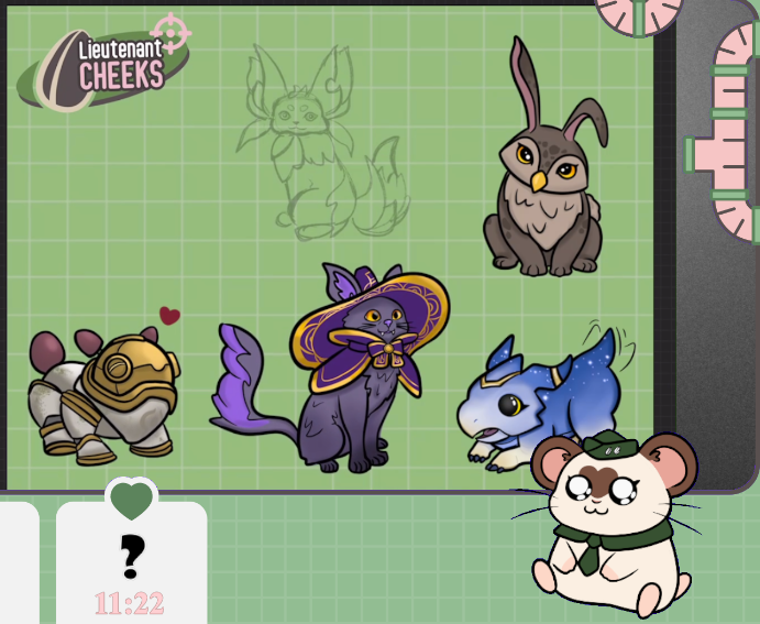 Lt_Cheeks's tweet photo. A Patch Day on a Thursday????? If you're looking for something to do while we wait for the game to come back up, join us on twitch while we doodle some Palia pets and more!! Starting in 10 minutes!!!
https://t.co/sSsLl30DwS
#twitch #palia @playpalia #stream #art #doodle #hamtaro https://t.co/8zx0NpQ4YL