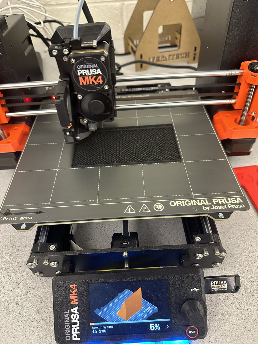Our high school robotics students are using 3-D printers to develop their prototypes for their BOTSIQ competitions.