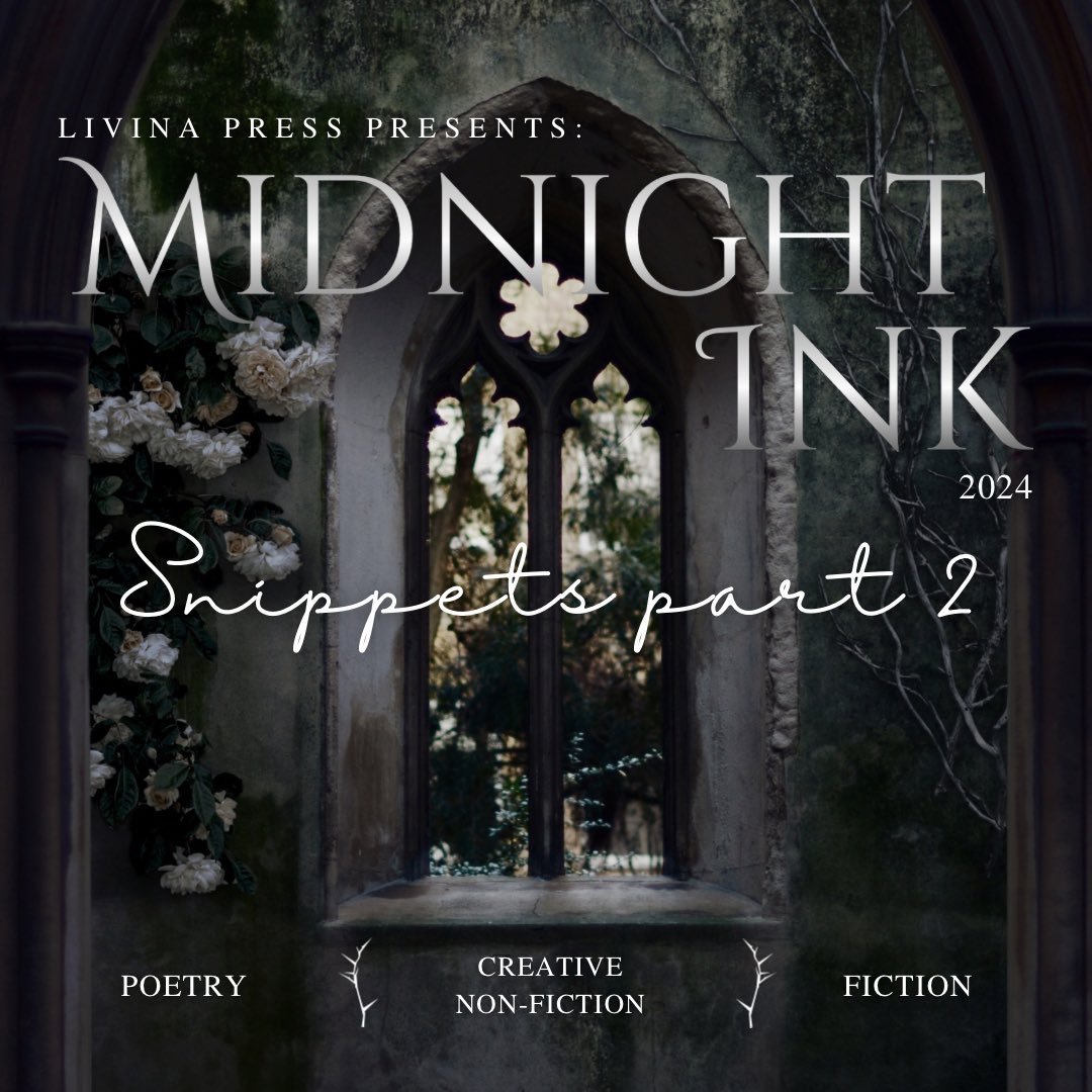 livinapress's tweet photo. 🥀 A second look at some of the work inside the first issue of Midnight Ink (2024) 🖤 
— See below 💫 https://t.co/uI3mE9BkTn