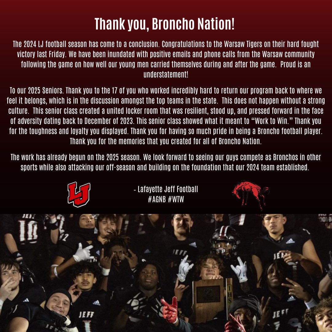 Lafayette Jeff Football tweet media