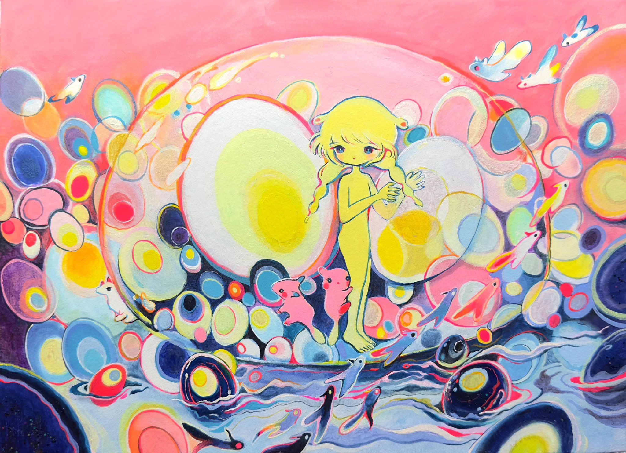 きくお 黄菊しーく painting 原画 【公式通販】