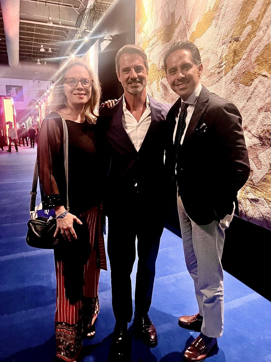 El presidente de American Express Santiago Fernández y Valeria Benavides en <a href="/MillesimeMexico/">MillesimeMéxico</a>