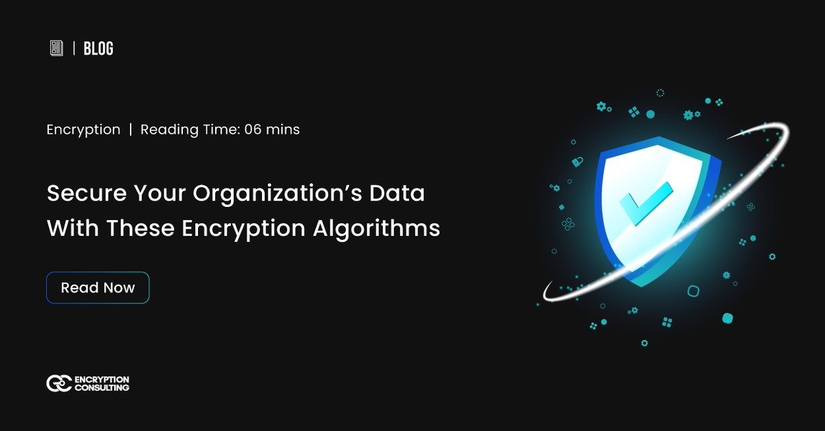encryptioncons's tweet image. Discover the power of encryption in securing your organization’s data with our blog.
Read More: ow.ly/BX2j50UbQ9T
#DataSecurity #EncryptionAlgorithms #Cybersecurity #AES #PKISecurity #PKI #DigitalTrust #Encryption #DataProtection #SymmetricEncryption #Cryptography