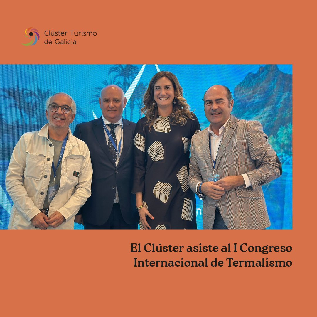 ClusterGalicia's tweet photo. ♨️ O @ClusterGalicia asiste ao I Congreso Internacional de #Termalismo, en Archena.

O presidente e vicepresidente do CTG, @cesareopardal e Jesús Picallo participaron na inauguración do evento, que explora o presente e futuro do termalismo e da saúde. https://t.co/u9o7ObUHQy