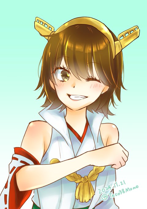 #艦これ版深夜の真剣お絵描き60分一本勝負 
#艦これ版真剣お絵描き60分一本勝負_20241121 