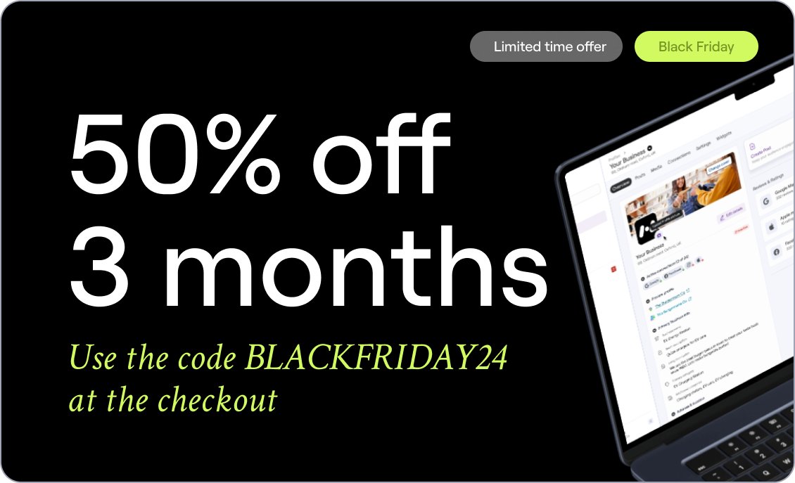 A gentle reminder that our Black Friday offer is live, a great opportunity to take your location marketing to the next level ⚡

Enjoy 50% off your first three months when you sign up for our free trial.

Claim the discount → hubs.li/Q02WYmMT0

#mobal #blackfriday