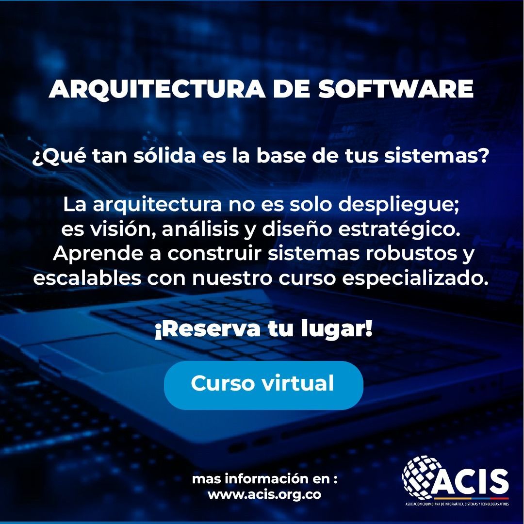 Más información del curso Arquitectura de Software en el siguiente link: lnkd.in/ehYWkPH7