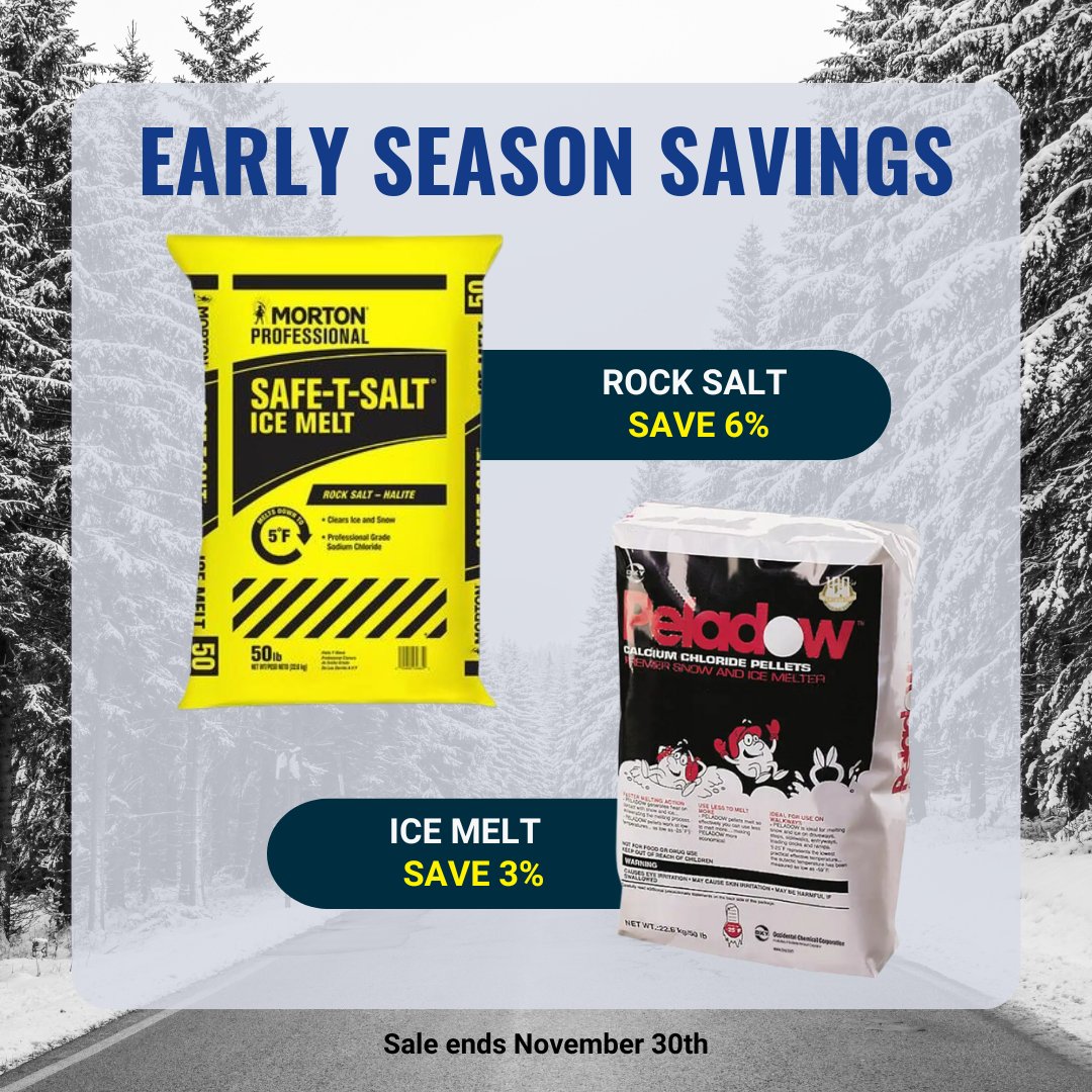 That chill in the air is a sign for you to stock up on winter supplies and save up to 6% during our Early Season Savings sale!  

Sale ends November 30th.  Shop now and save at ow.ly/RPhf50Ualln