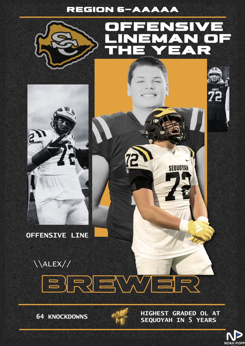 SequoyahChiefs's tweet photo. Region 6-5A Offensive Lineman of the Year: @Alex_brewer14 https://t.co/oxxx4ueUC4