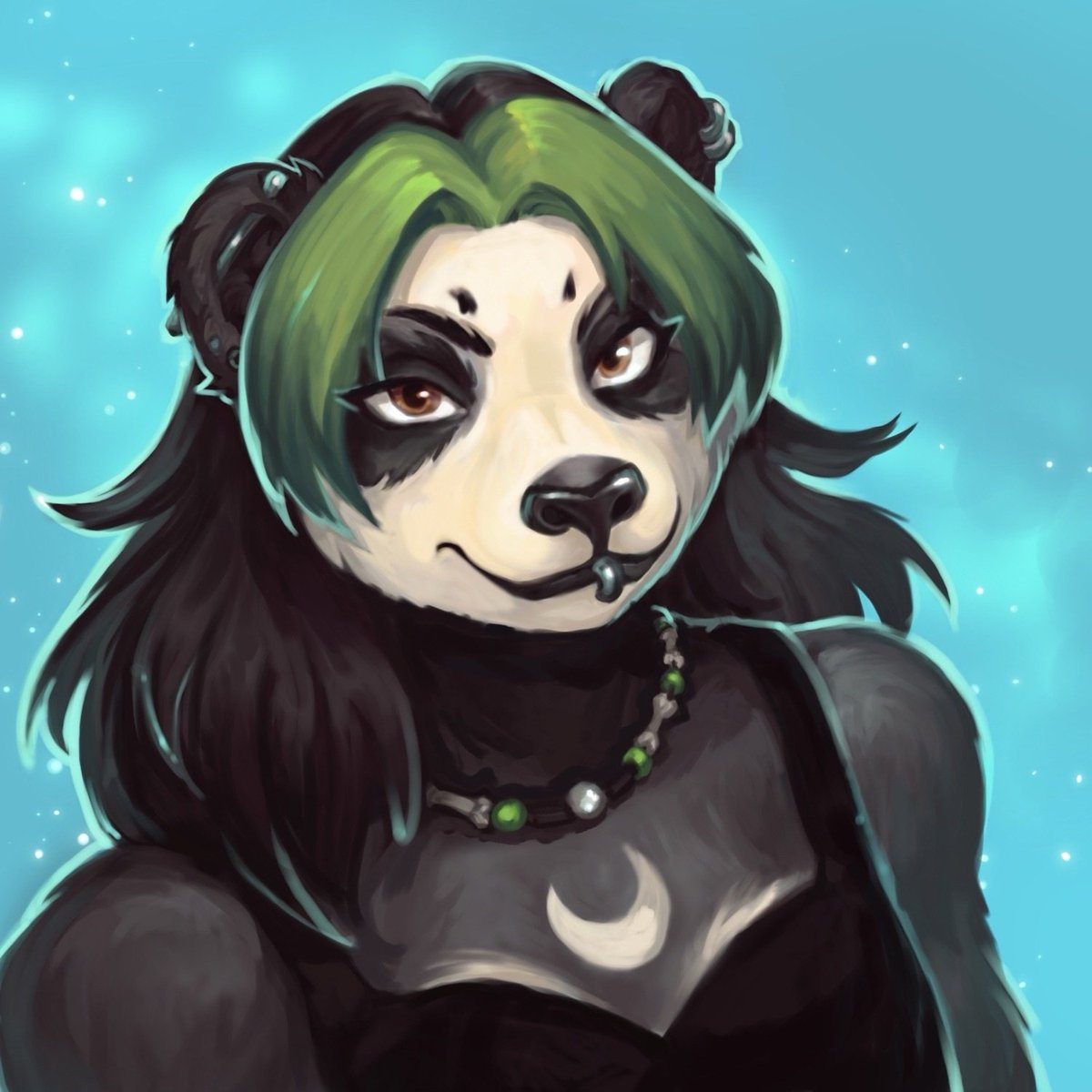 Panda portrait for <a href="/Mori_Monster/">💀 MoriMonster.bsky.social 💀 - 🔞</a>  ✨