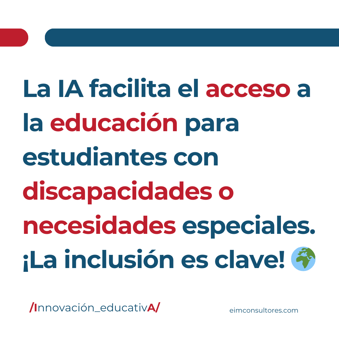 EIMConsultores's tweet photo. ¡Revoluciona tu escuela con la IA! 🚀
Esto es solo una ínfima parte de lo que puedes descubrir en nuestras experiencias formativas presenciales y online. 
¡Inscríbete ahora! 🔗 https://t.co/w0xo73ho7M 
#IAenlaeducación #educación #tecnología #innovación #futurodelaeducación https://t.co/rOgj4eb4Em
