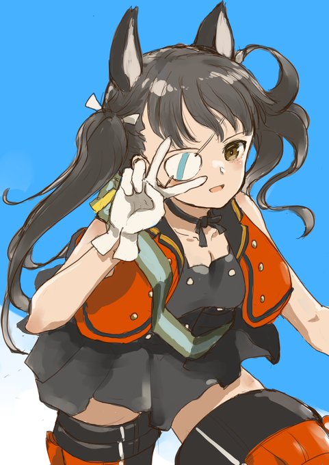 #いいツインテールの日 #s_witch 
坂本美緒少佐ルミナスver.(ツインテ) 