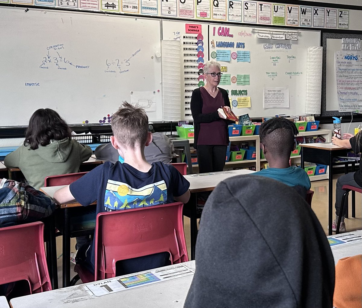 Thrilled to welcome Anne to our room today as our annual visit from the  <a href="/Rotary/">Rotary International</a> Readers happens <a href="/MEelementary/">Mount Edward Elementary School</a>