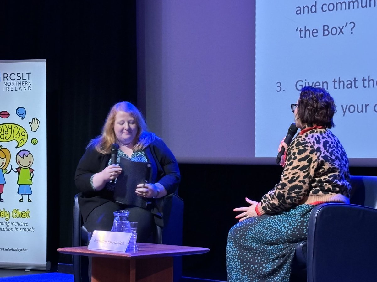 Professor Michelle Tennyson (@tennysoncahpo) on Twitter photo <a href="/naomi_long/">Naomi Long MLA</a> speaks to us about the critical role of Speech and Language Therapists in supporting those in the prison system. She relays a real life example of the impact of early intervention. Firm support for interagency and partnership working. <a href="/RuthSedgewick/">Ruth Sedgewick</a> <a href="/naomi_long/">Naomi Long MLA</a> speaks to us about the critical role of Speech and Language Therapists in supporting those in the prison system. She relays a real life example of the impact of early intervention. Firm support for interagency and partnership working. <a href="/RuthSedgewick/">Ruth Sedgewick</a>