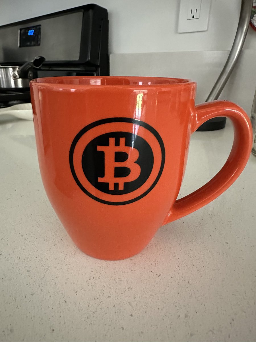 btrueblood's tweet photo. @brucefenton Your son sold me a # Bitcoin coffee mug many many years ago at one of the early conferences. Must have been like 2012 or 2013. Still going strong! https://t.co/HzUJoqz7IW