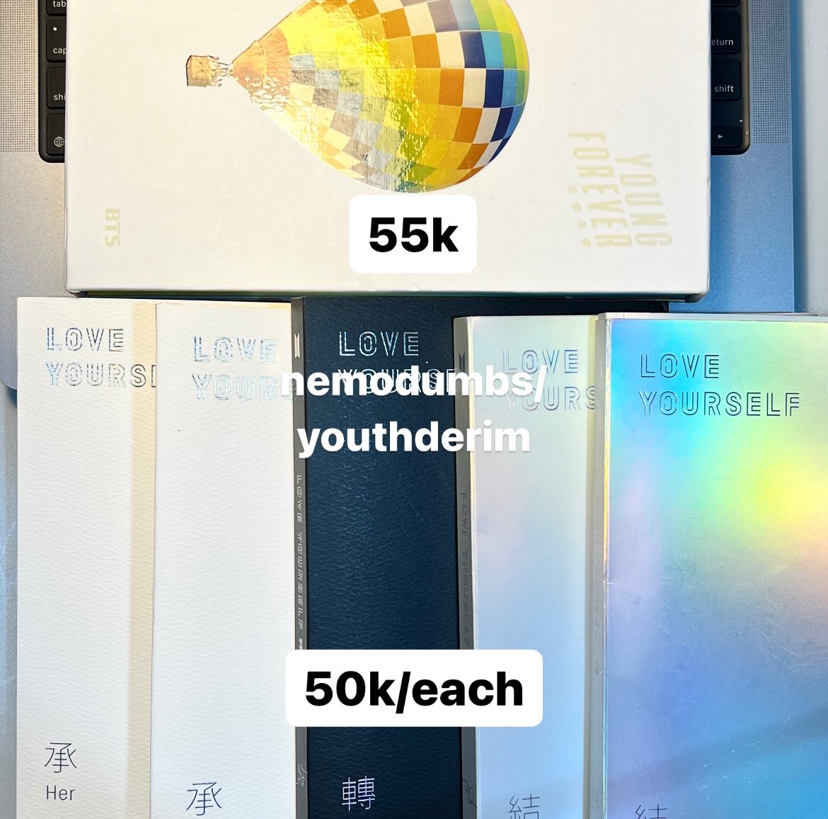 help rt
wts/want to sell
pc all in perfect condi
album dm for condi

📍tgr, ina
bisa co shopee
incl packing
❌no sensitive buyer❌
⚠️no refund or return⚠️

t. wts wtb want to sell pc bts ina photocard album bangtan wings lys youngforever jungkook taehyung v jhope jung hoseok