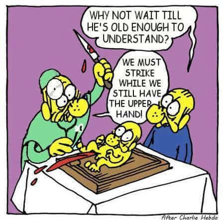 TheGuardianAn15's tweet image. "Your point? Take it up with your parents, not me", says #BabyCutter @Covidtalk1, as he takes it up with an educating #intactivist.

Let's face it. In order to practise, condone, or advocate for #circumcision, one must necessarily project and be a hypocrite.
#ParentingFail