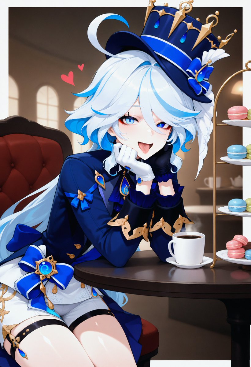 간식타임 푸리낭
#AIイラスト
#原神 #GenshinImpact #フリーナ #Furina