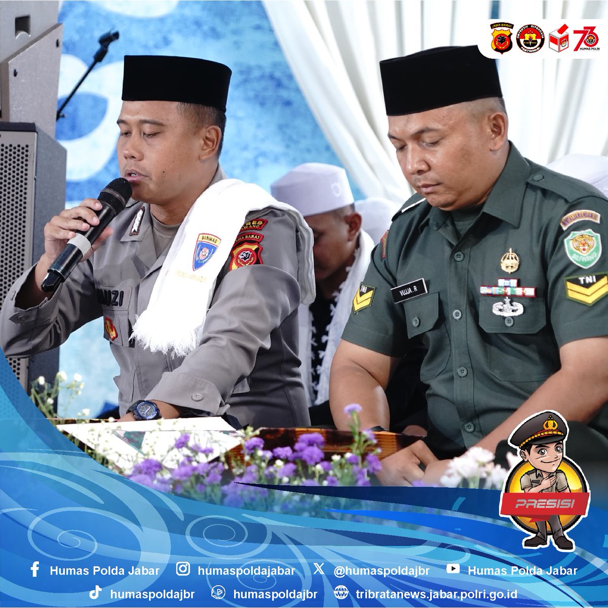 Polda Jabar Adakan Doa Bersama Untuk Menjaga Keamanan Pilkada 2024