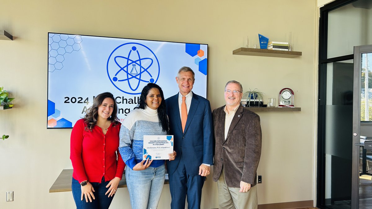 MBI is proud to support #diversity in the #lifesciences through our Empowering Minority Entrepreneurs in STEM #Grants - congratulations to our latest recipient, Lina M. González of SpadXTech! Her work in #sustainable #bioindustrial solutions is shaping a greener future!