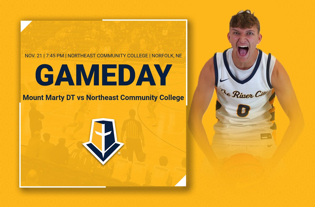 DT Gameday 

🆚 Northeast Community College
⏰ 7:45 PM Tipoff
📌 Norfolk, NE
📺 team1sports.com/northeastcc/