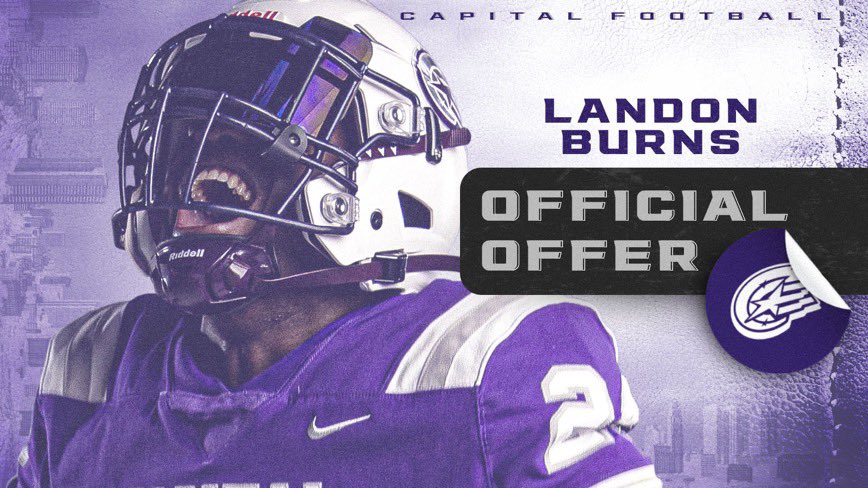 Landon Burns (@landonb10035547) on Twitter photo super excited to have gotten my first offer from capital university in ohio <a href="/Coachcalexander/">Charles Alexander</a> <a href="/croslexfootball/">CrosLexFootball</a> super excited to have gotten my first offer from capital university in ohio <a href="/Coachcalexander/">Charles Alexander</a> <a href="/croslexfootball/">CrosLexFootball</a>