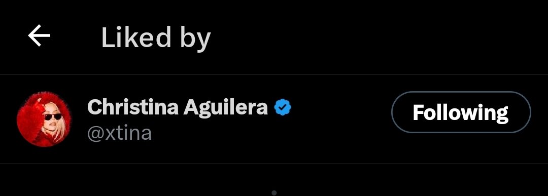 fighterrrrrrx's tweet image. Oh my gosh, I’m so shocked and at the same time so happy. I’ve been waiting for so long for Xtina to finally recognize me. Oh my gosh, someone tell me this is real! 😭 I can’t believe it. My idol liked my comment. 😭😭 My dream has come true!