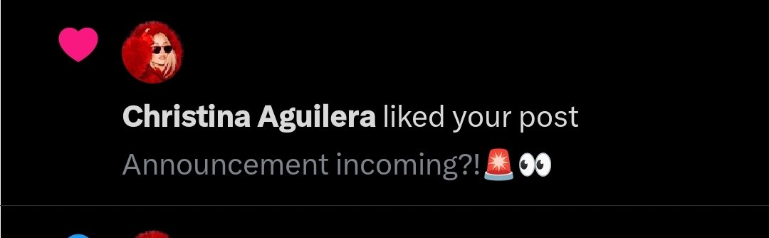 fighterrrrrrx's tweet image. Oh my gosh, I’m so shocked and at the same time so happy. I’ve been waiting for so long for Xtina to finally recognize me. Oh my gosh, someone tell me this is real! 😭 I can’t believe it. My idol liked my comment. 😭😭 My dream has come true!