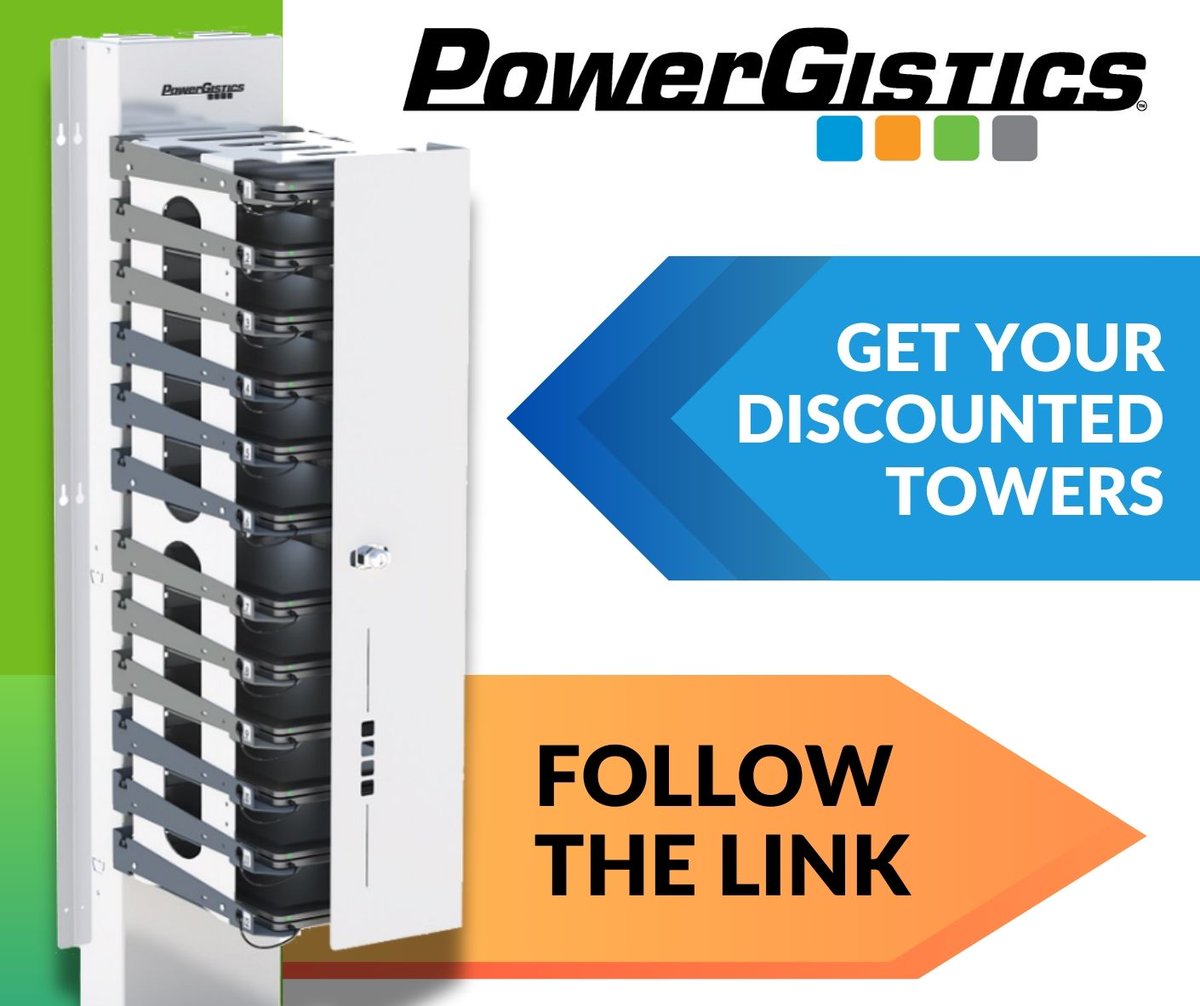 Looking for a deal on PowerGistics Towers? Check out our discounted back stock page! Brand-new, discontinued models are now available at special prices while supplies last. powergistics.com/product-catego… #PowerGistics #Deals #ClassroomTech