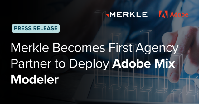 As the first agency partner to deploy <a href="/Adobe/">Adobe</a> Mix Modeler, <a href="/Merkle/">Merkle</a> delivers cutting-edge solutions that put actionable insights and control directly in our clients’ hands. Learn more about the partnership here: bit.ly/3Z12Ecl