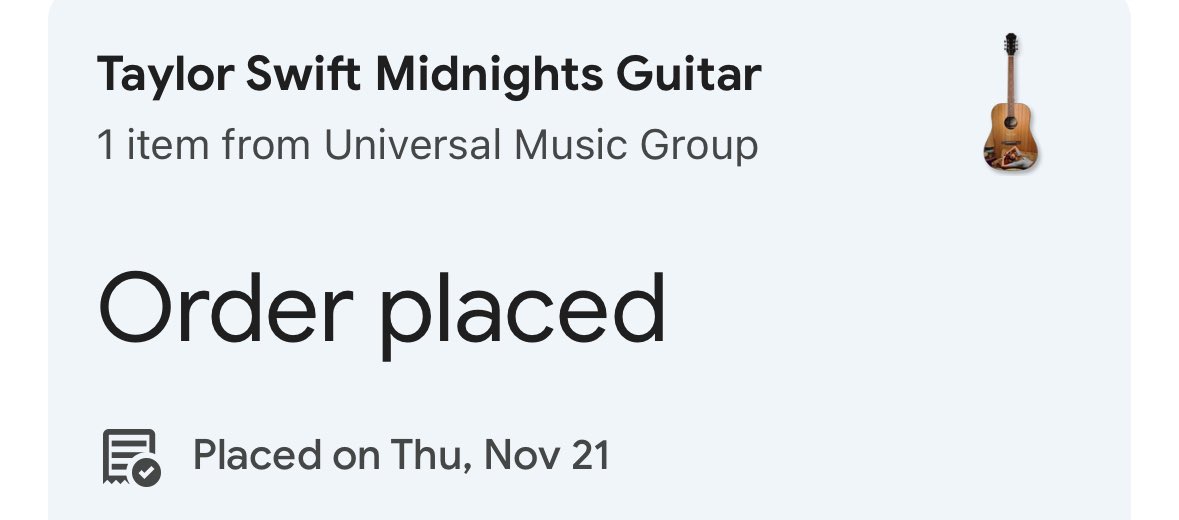TarynMariaPoe's tweet photo. @taylornation13 Giving me a reason to learn guitar again! 😍 https://t.co/85c5ijynDS
