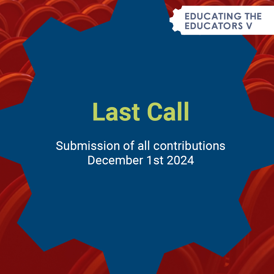 Attention, authors! ⏰ We're extending the abstract submission deadline for the 5th International Conference on Professional Development in Mathematics and Science Education by 7 days! Don't miss this opportunity to share your research. Submit your abstract by December 1st.