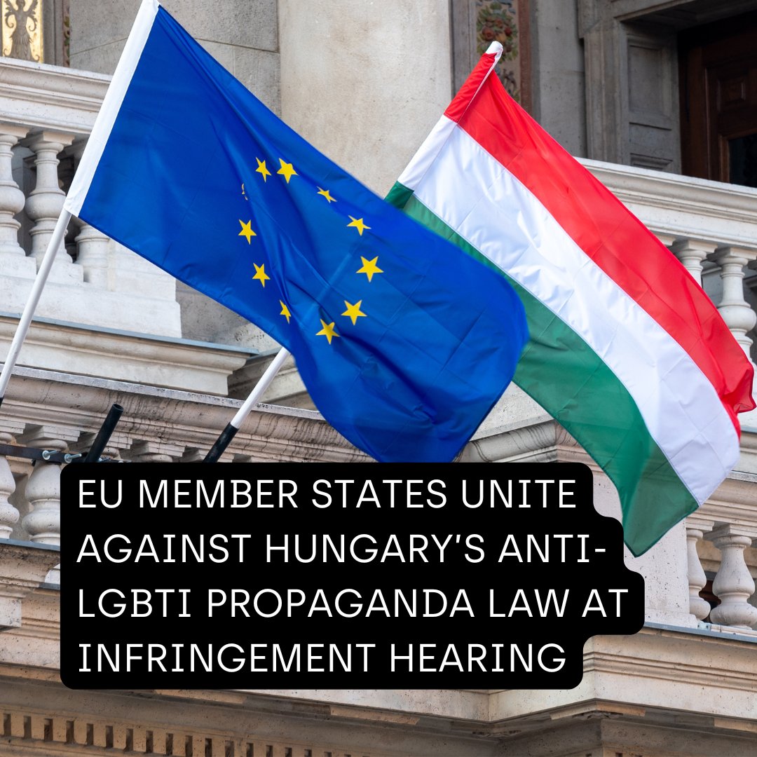 ILGA-Europe (@ilgaeurope) on Twitter photo Yesterday at the CJEU, the <a href="/EU_Commission/">European Commission</a> argued that #Hungary seriously and blatantly violated #EU law by passing it’s Propaganda Act, which stigmatises the #LGBTI community under the guise of “child protection”. 16 member states were in full agreement 👉 ilga-europe.org/news/eu-member… Yesterday at the CJEU, the <a href="/EU_Commission/">European Commission</a> argued that #Hungary seriously and blatantly violated #EU law by passing it’s Propaganda Act, which stigmatises the #LGBTI community under the guise of “child protection”. 16 member states were in full agreement 👉 ilga-europe.org/news/eu-member…