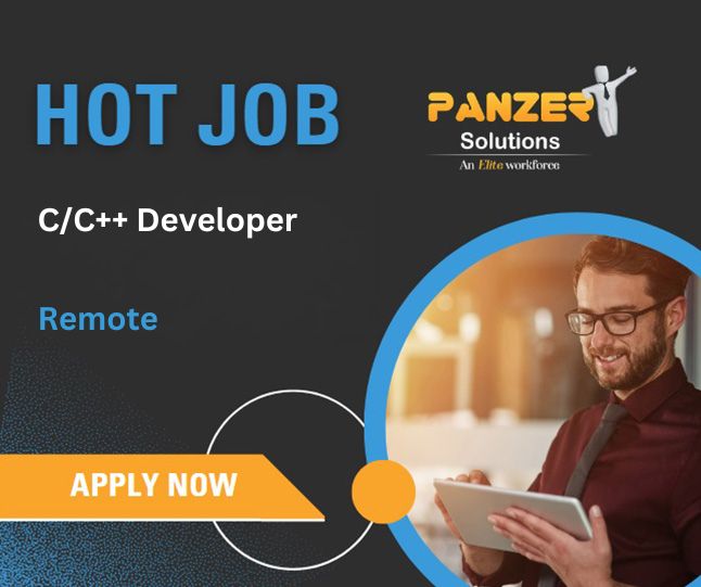panzersolution's tweet image. Job Title: C/C++ Developer
Location: Remote
Duration: 6+ Months
Share resumes at resume@panzersolutions.com
Click Here: panzersolutions.com/jobopportunuti…
#PanzerSolutions #C #cplusplusdeveloper #developer #JobSearch #JobSeekers #jobs