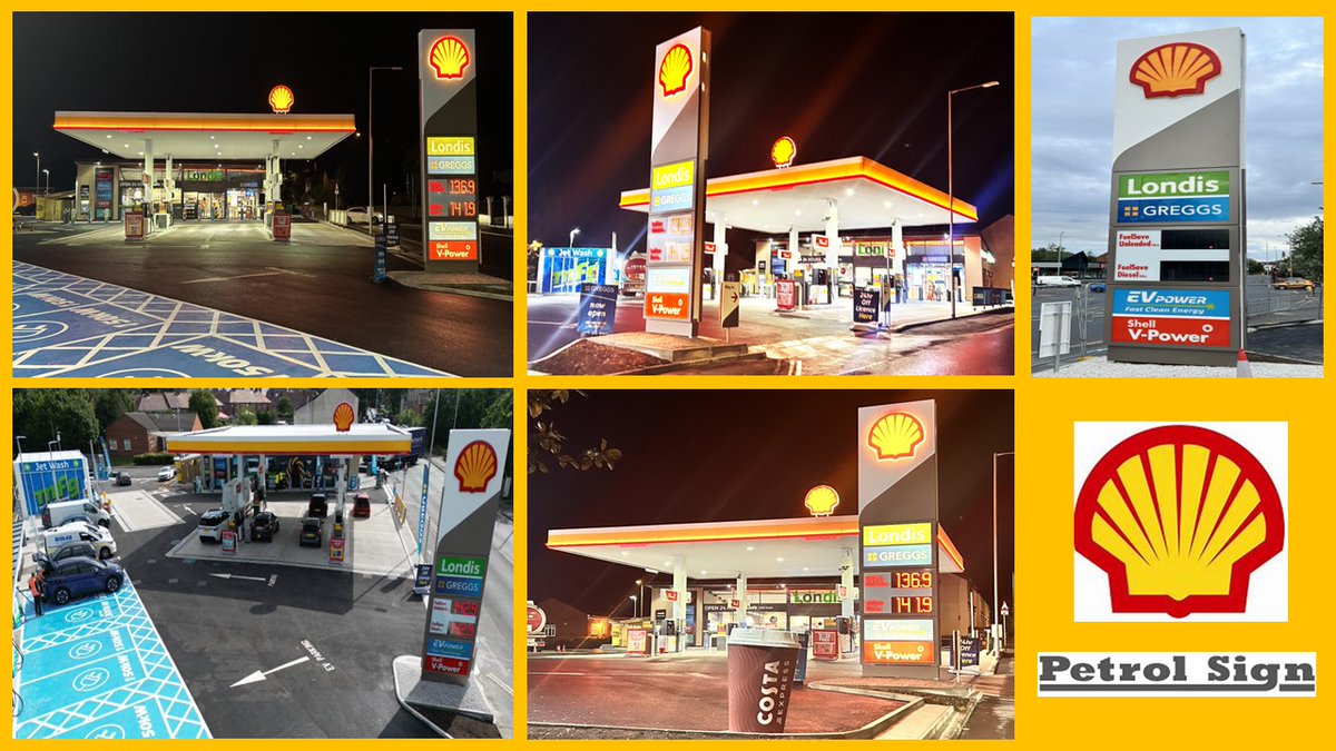 It was great working with Motor Fuel Group at their Hall Street services to help refresh the sites branding to the latest Shell Mobility Visual Identity (MVI). 

One of the main features is the canopies "floating pecten" effect that looks even more fantastic at night 💥 💥