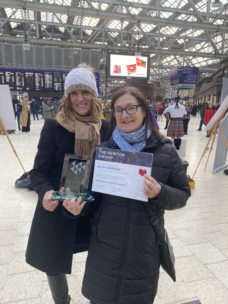 Judith Newton (@jnewton_mnd) on Twitter photo An absolute pleasure to meet Jean Hepburn today and hand over the Newton Award for outstanding contribution in supporting people who have suffered cardiac arrest and their families - an advocate for learning CPR and educates at every opportunity <a href="/SaveALifeScot/">SaveALifeForScotland</a> An absolute pleasure to meet Jean Hepburn today and hand over the Newton Award for outstanding contribution in supporting people who have suffered cardiac arrest and their families - an advocate for learning CPR and educates at every opportunity <a href="/SaveALifeScot/">SaveALifeForScotland</a>