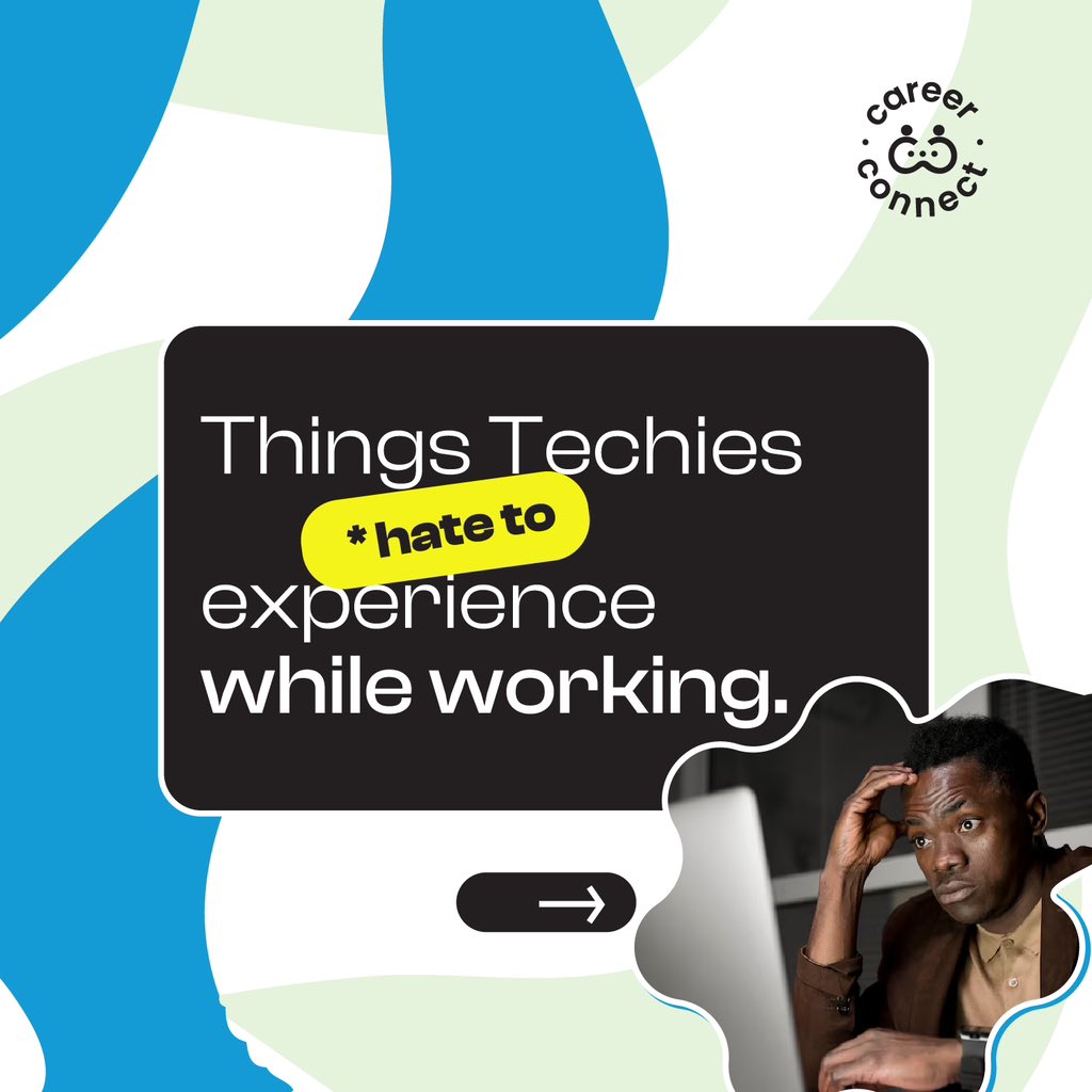 CareerConnectng's tweet image. As a techie, which of these can you relate to?
Tell us in the comments section below ⬇️
#techiehumor #techie #techielife #tech