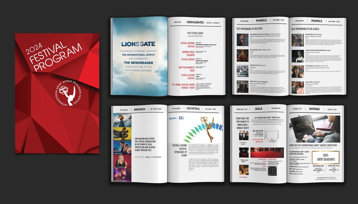 Take a look inside the 2024 International Emmy World Television Festival Digital Program! bit.ly/FestivalProgra… 
#iemmyFEST
