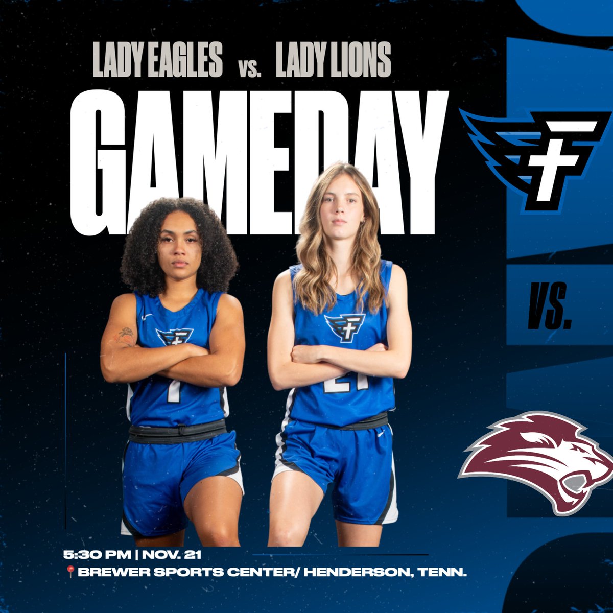Lady Eagles head to Tennessee to take on the sister school in Freed-Hardeman!

📺 gofhulions.com/sports/2023/8/…
📊 stats.statbroadcast.com/broadcast/?id=…