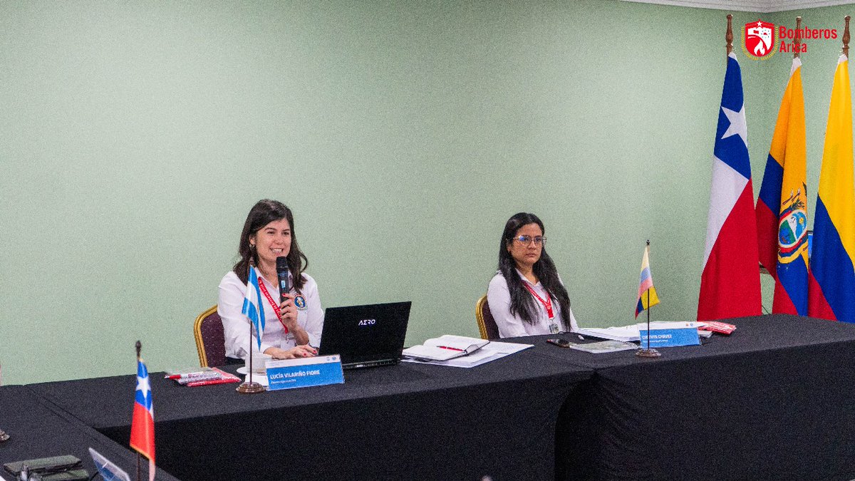𝗢𝗕𝗔 | En la Región de Arica y Parinacota, comienza el V Consejo Directivo de la Organización de Bomberos Americanos #OBA, donde se realizará la reunión de Comité Académico y la de CEPIGD. Cabe destacar que esta reunión está encabezada por (1 de 2)