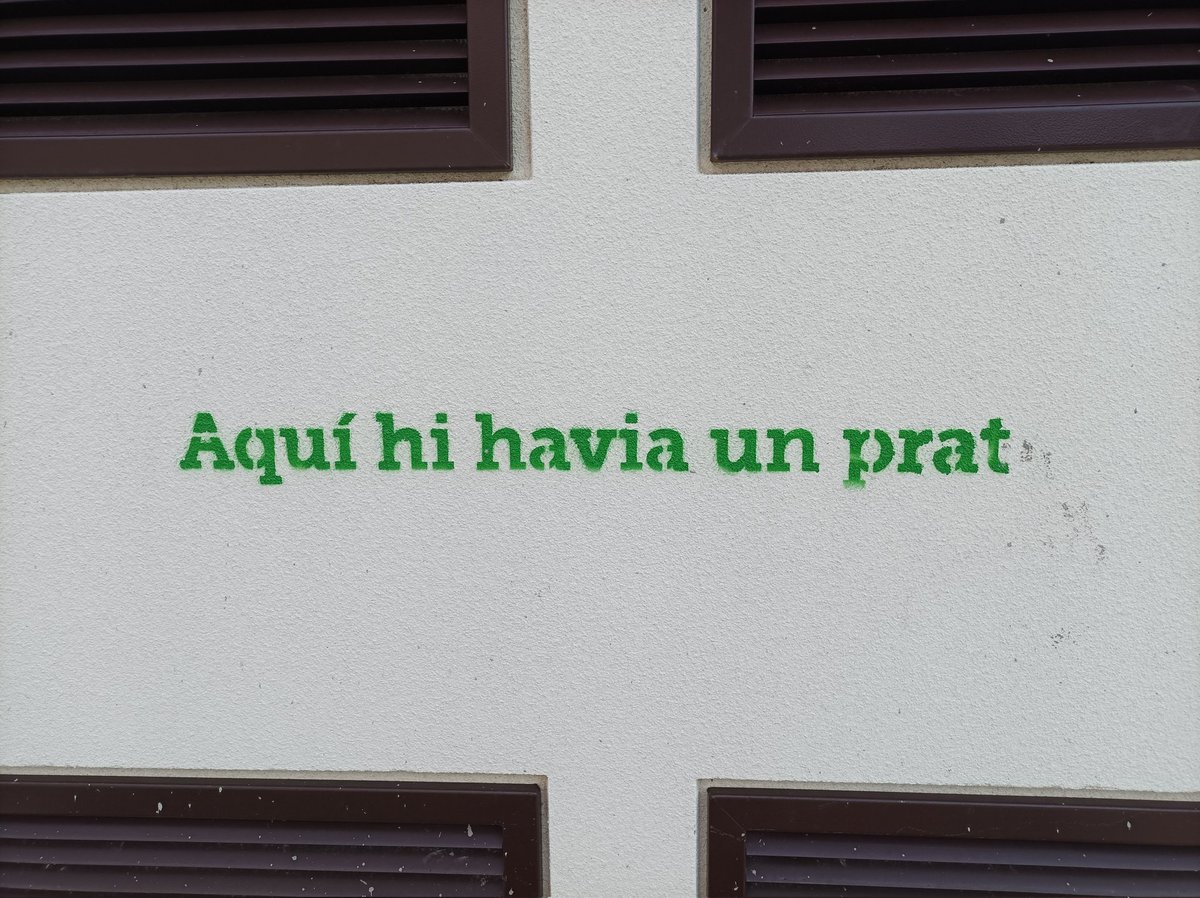 Que les zones verdes segueixin sent zones verdes.