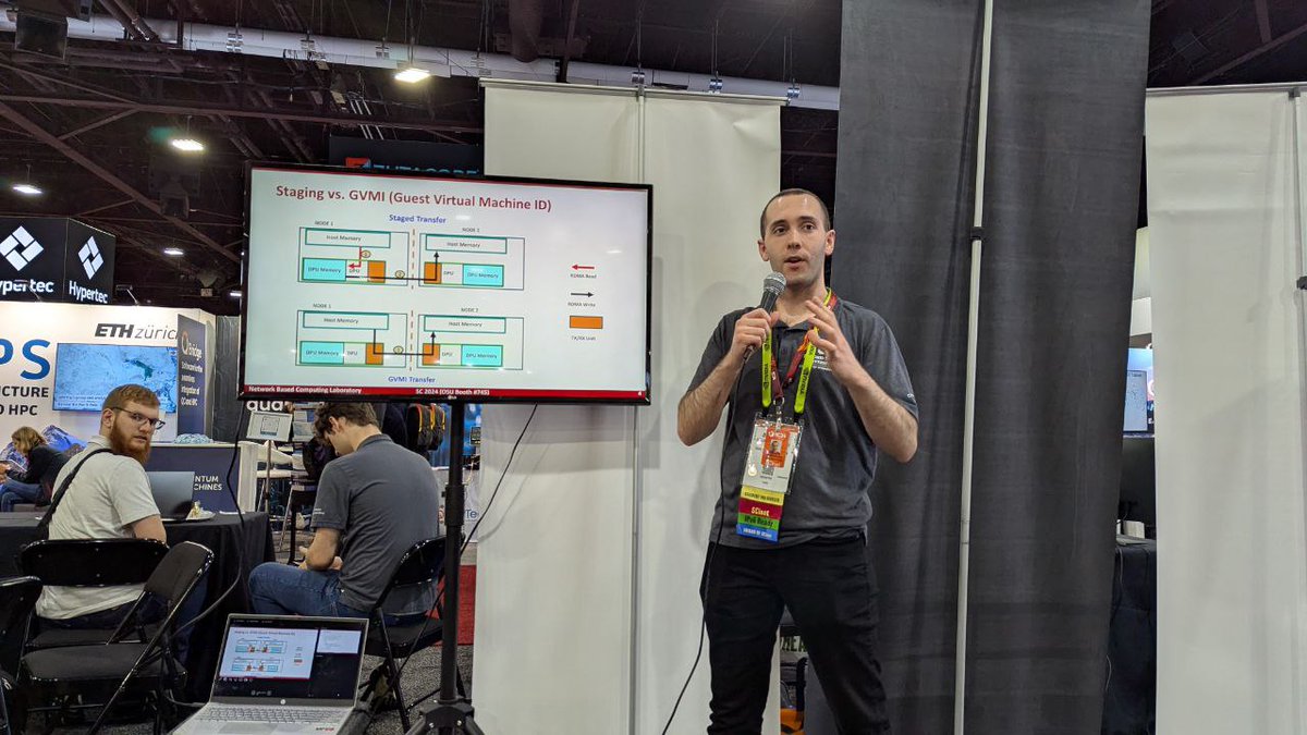 mvapich's tweet image. Student Presentations throughout the week!! The future of HPC could not be made without the help of our amazing students at @OSUengineering @OhioState 

#HPC #SC24 #mvapich #DeepLearning #SuperComputing24 #MPI