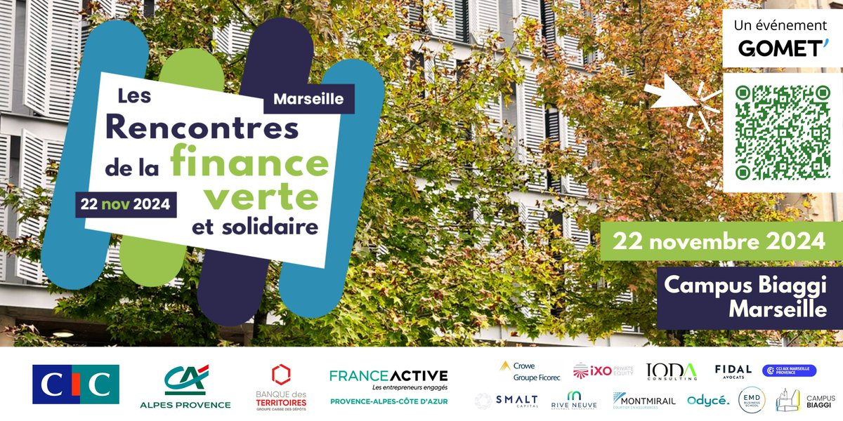 👉Retrouvez notre équipe demain aux Rencontres des Finances Vertes et Solidaires😉