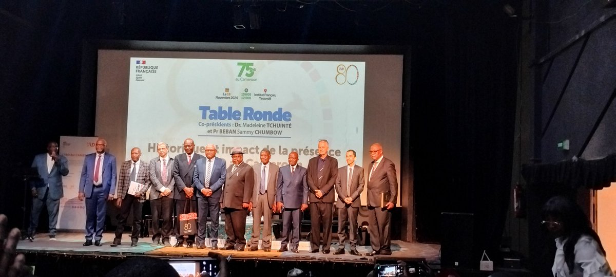 melatagia's tweet photo. 75 ans de l'@ird_fr au #Cameroun du 18 au 19 Novembre à l'@IFCameroun 
Une histoire très riche et des perspectives ambitieuses! #Recherche #Développement https://t.co/R73Kx1a3Pv